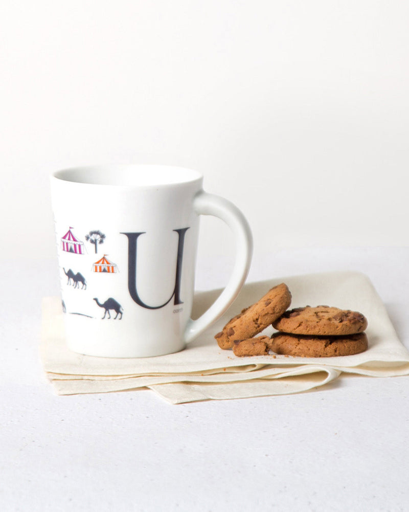Alphabet U Mug