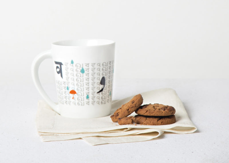 Alphabet V Mug
