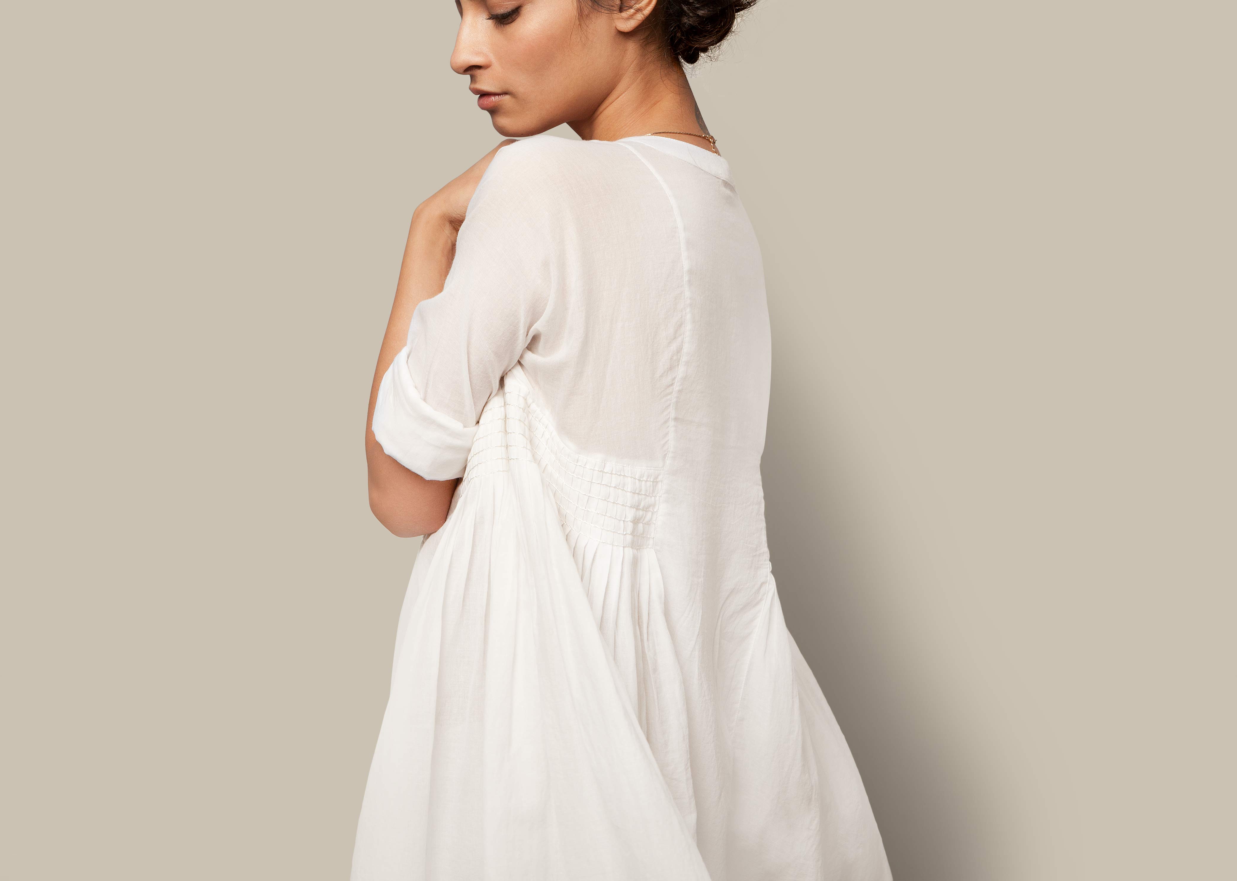 Peasant Blouse - White