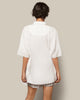 Embroidered Popover - White on White