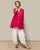 Peasant Blouse - Fuchsia