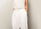Overlap Trousers - White