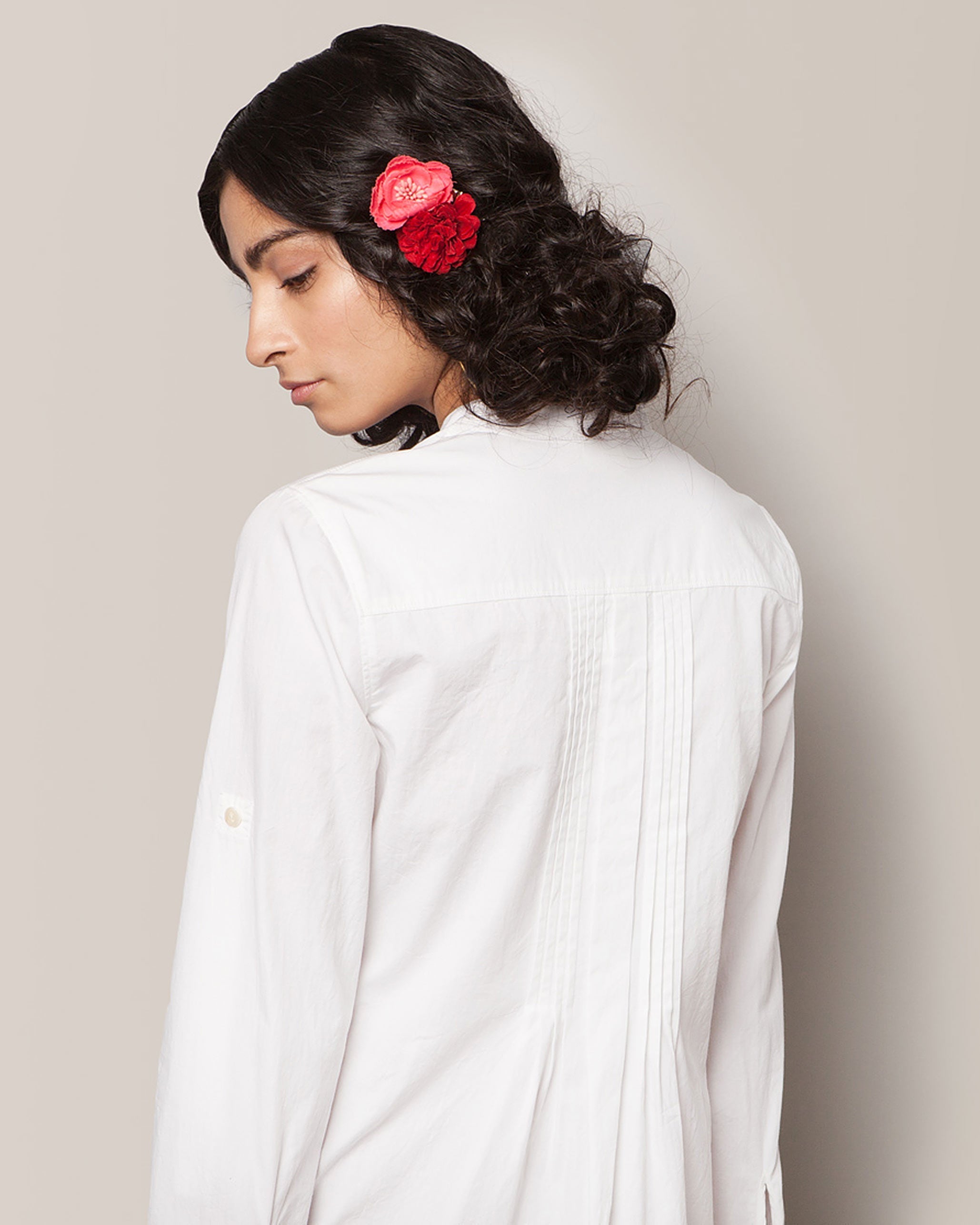 Button-down Tunic - White