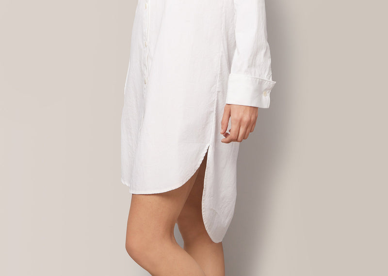 Button-down Tunic - White