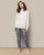 Mandarin Collar Top - Polka dot