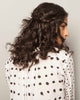 Mandarin Collar Top - Polka dot
