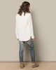 Open Collar Top - White