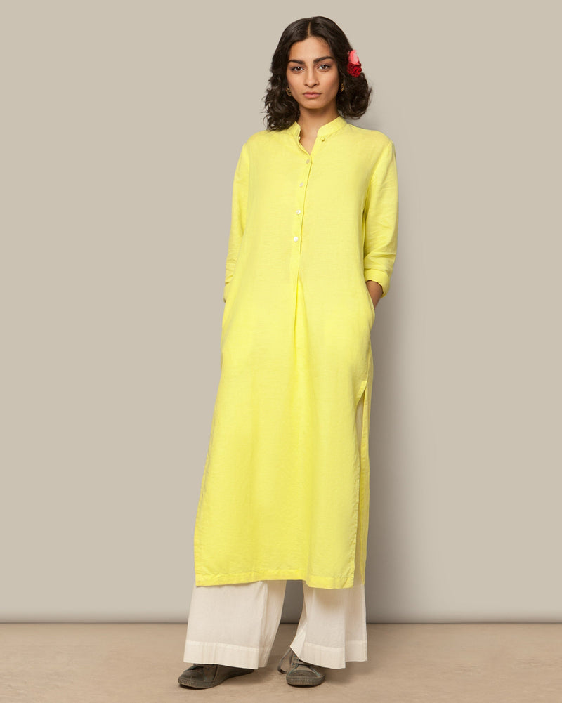 Basic Kurta - Lime