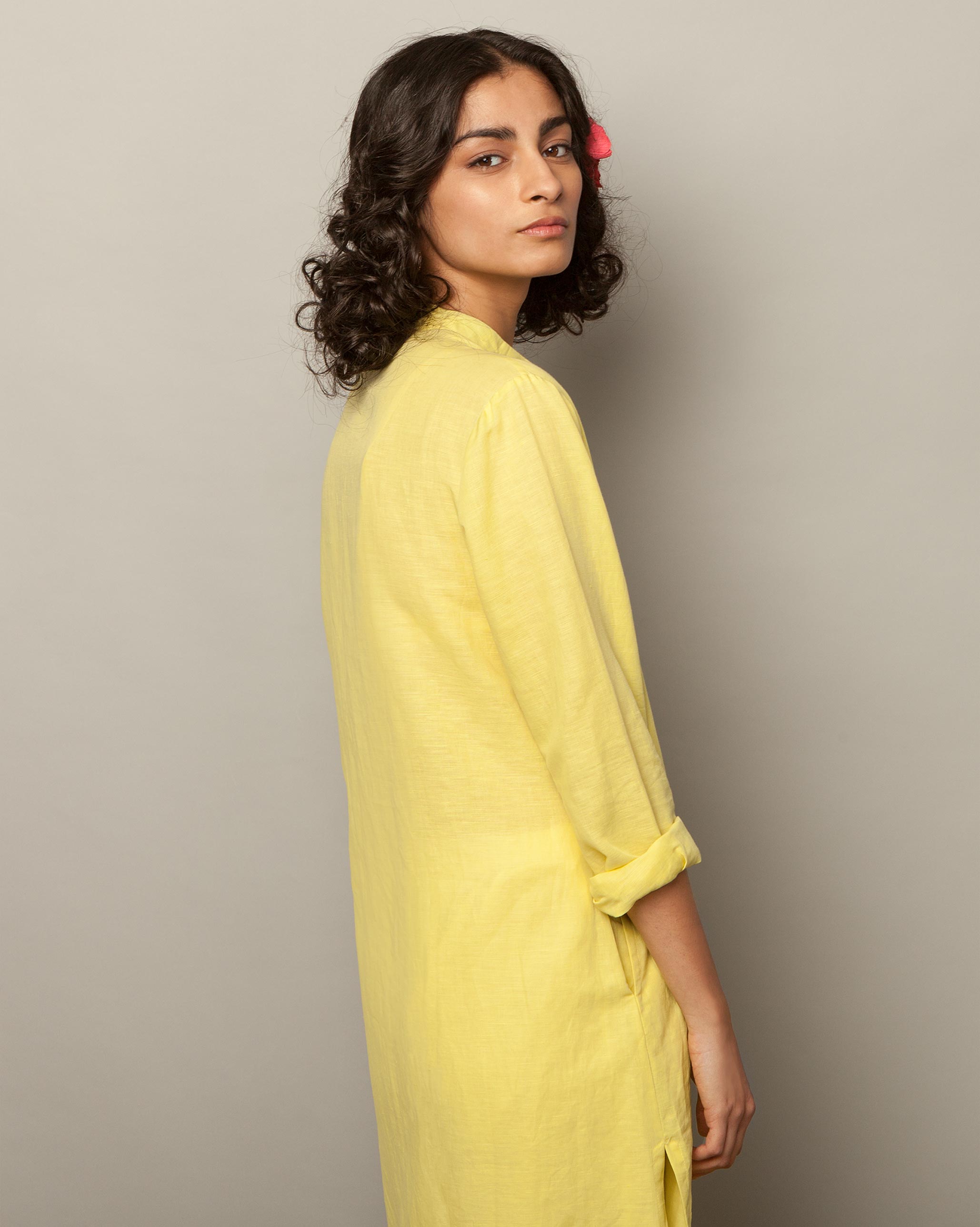 Basic Kurta - Lime