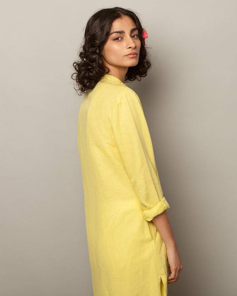Basic Kurta - Lime