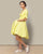 Flared Dress - Lime