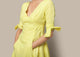Flared Dress - Lime