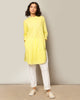 Basic Mid-length Kurta - Lime