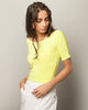 Ballerina Crop Top - Yellow