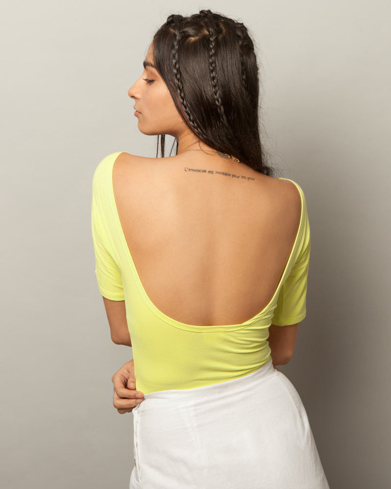 Ballerina Crop Top - Yellow
