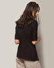 Gathered Jersey Top - Black
