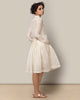 Chanderi Shirt Dress - Ivory
