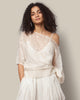 Chanderi Tie Top - Ivory