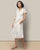 Chanderi Tie Dress - Ivory