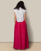 Pleated Trouser - Fuchsia