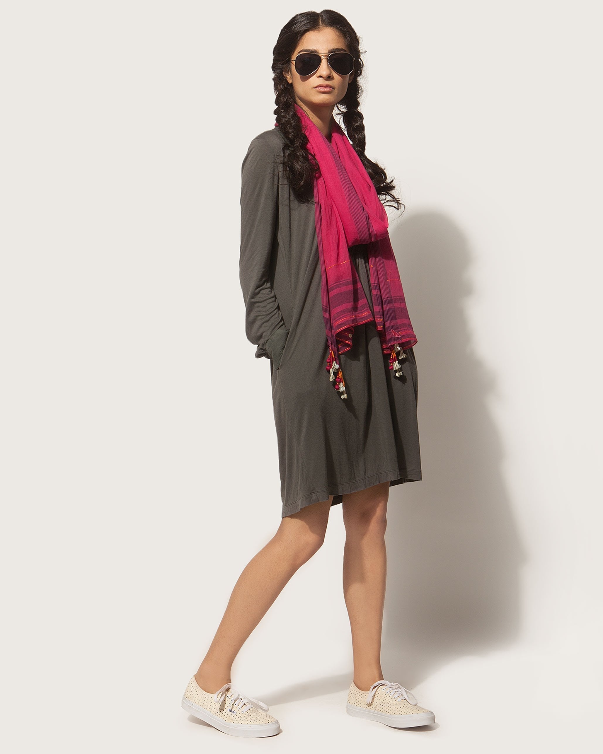 Primavera Scarf - Fuchsia