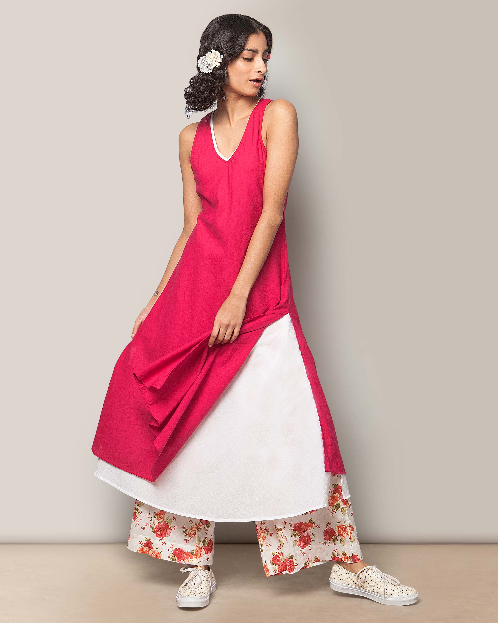 Layer Tunic - Fuchsia