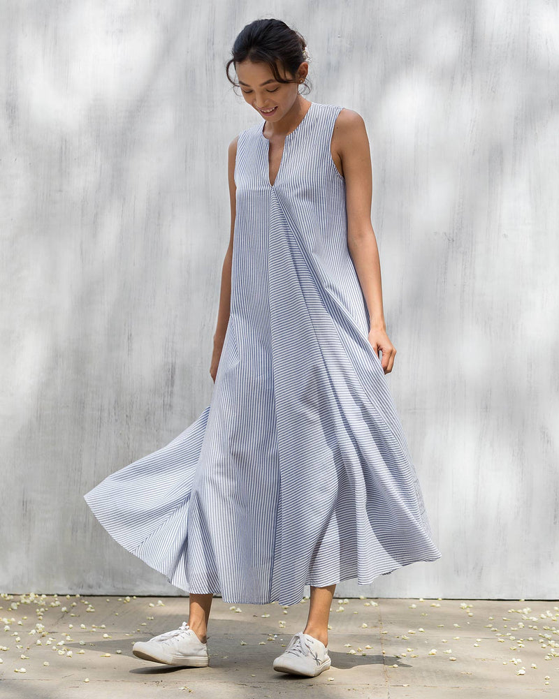 Gusset Kurta - Blue