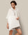 Embroidered Popover - Black on White