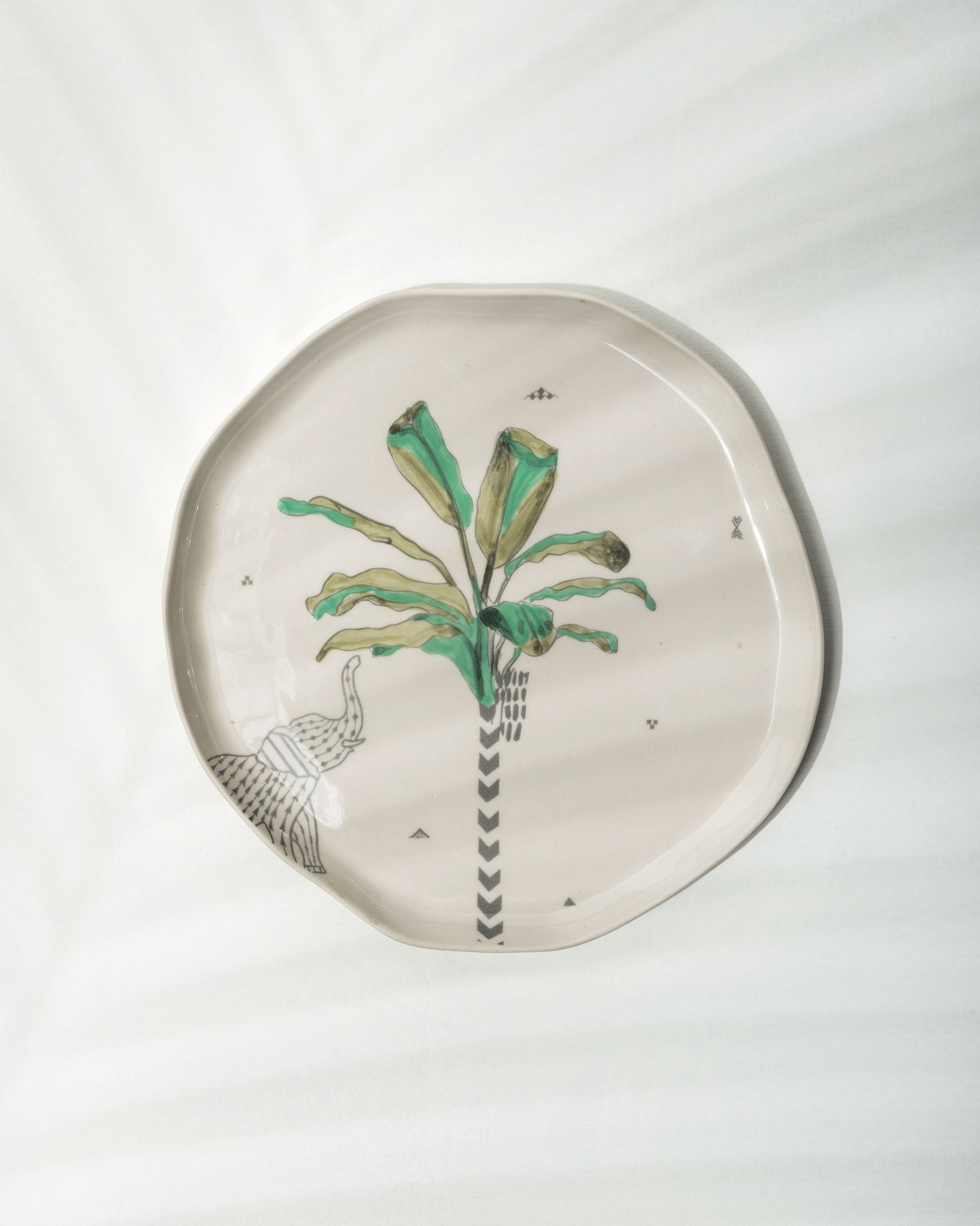 Ceylon Palm Quarter Plate
