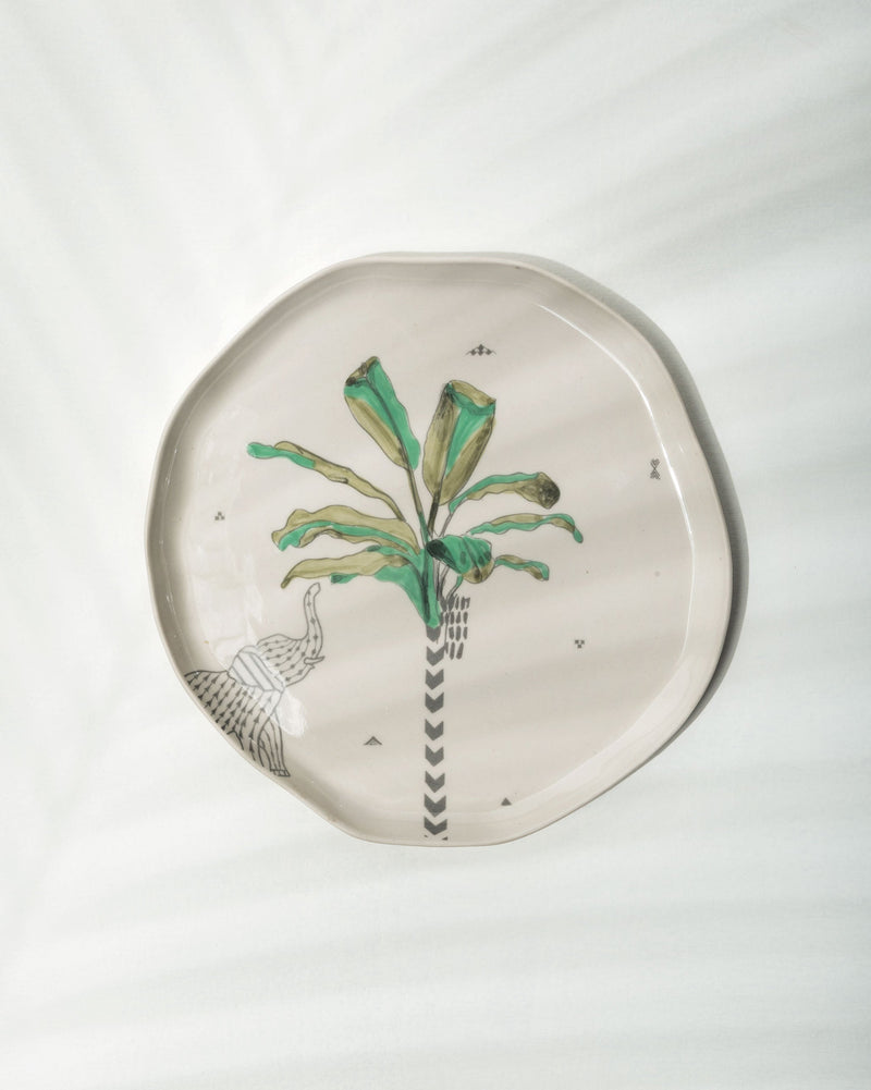 Ceylon Palm Quarter Plate