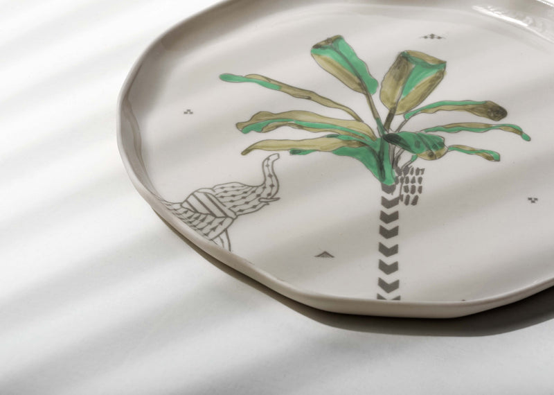 Ceylon Palm Quarter Plate