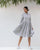 Pleated shirt dress