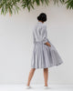Pleated shirt dress