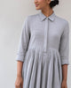 Pleated shirt dress