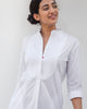 Pin Tuck Kurta - White