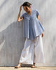 Capsleeve Top - Blue