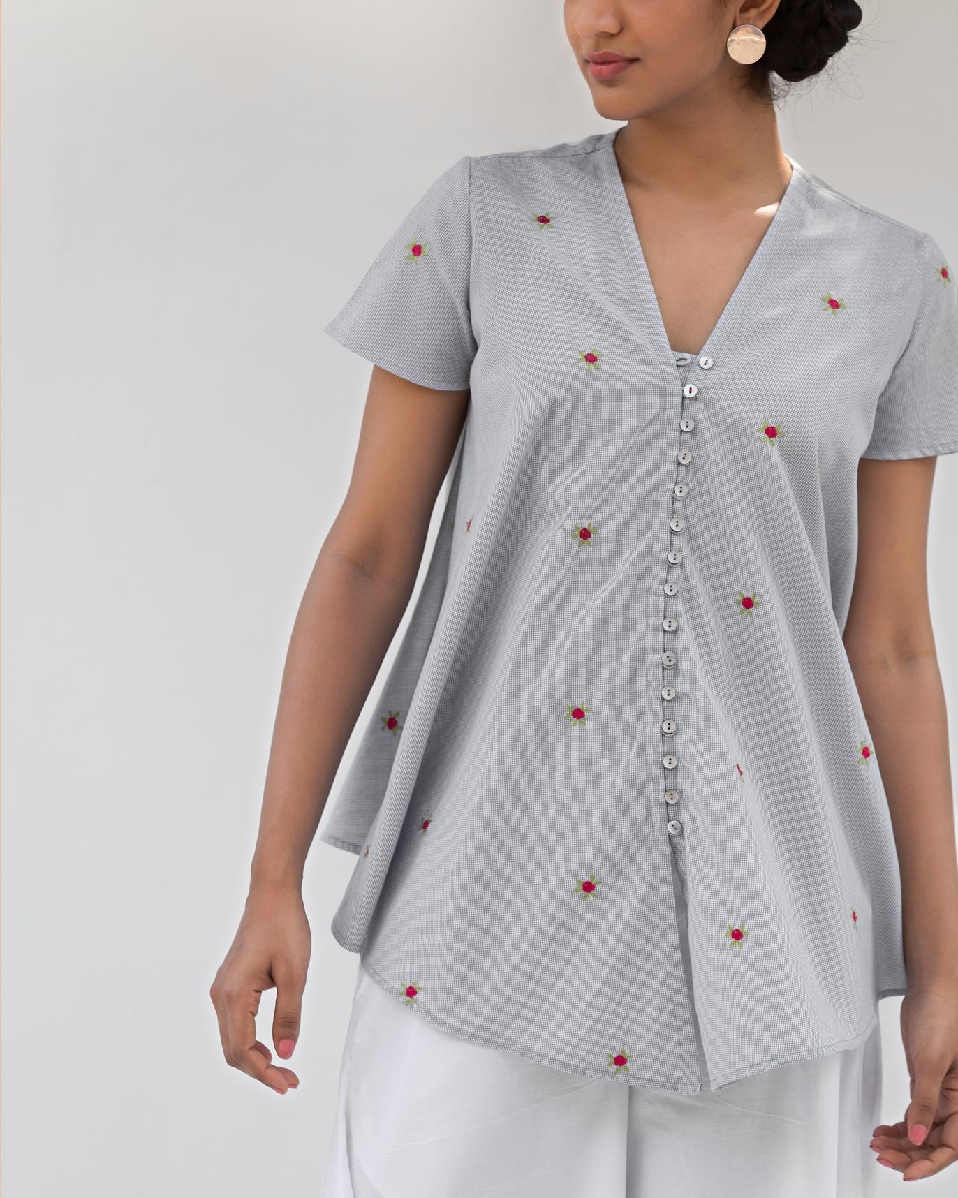 Cap Sleeve Blouse