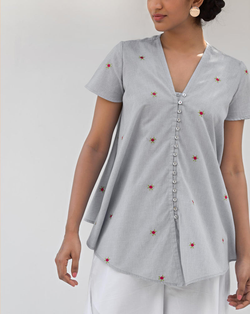 Cap Sleeve Blouse