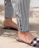 Drop Crotch Pants - Black & White