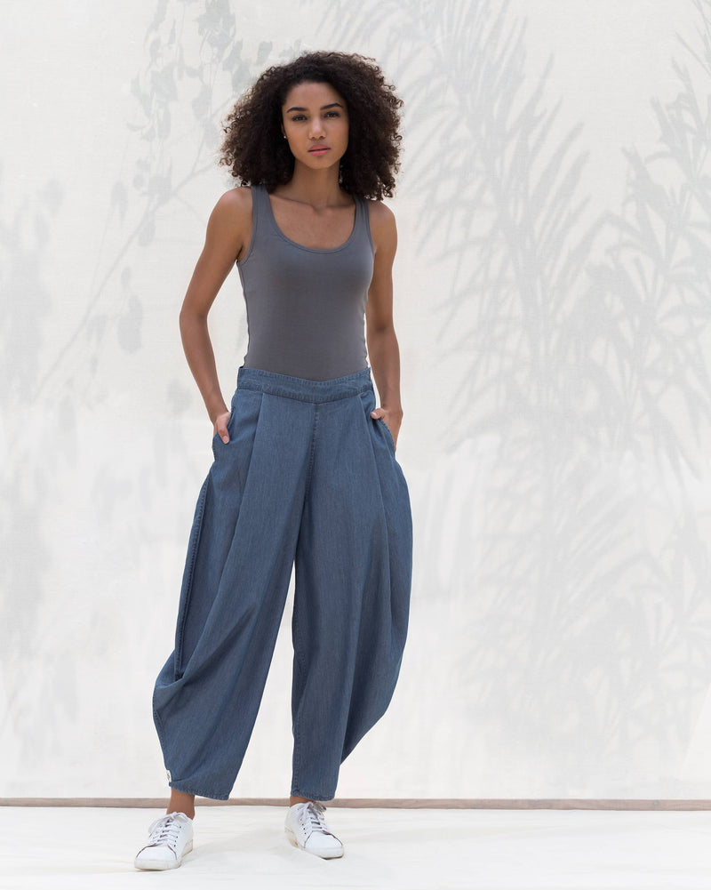 Boat Culottes - Blue