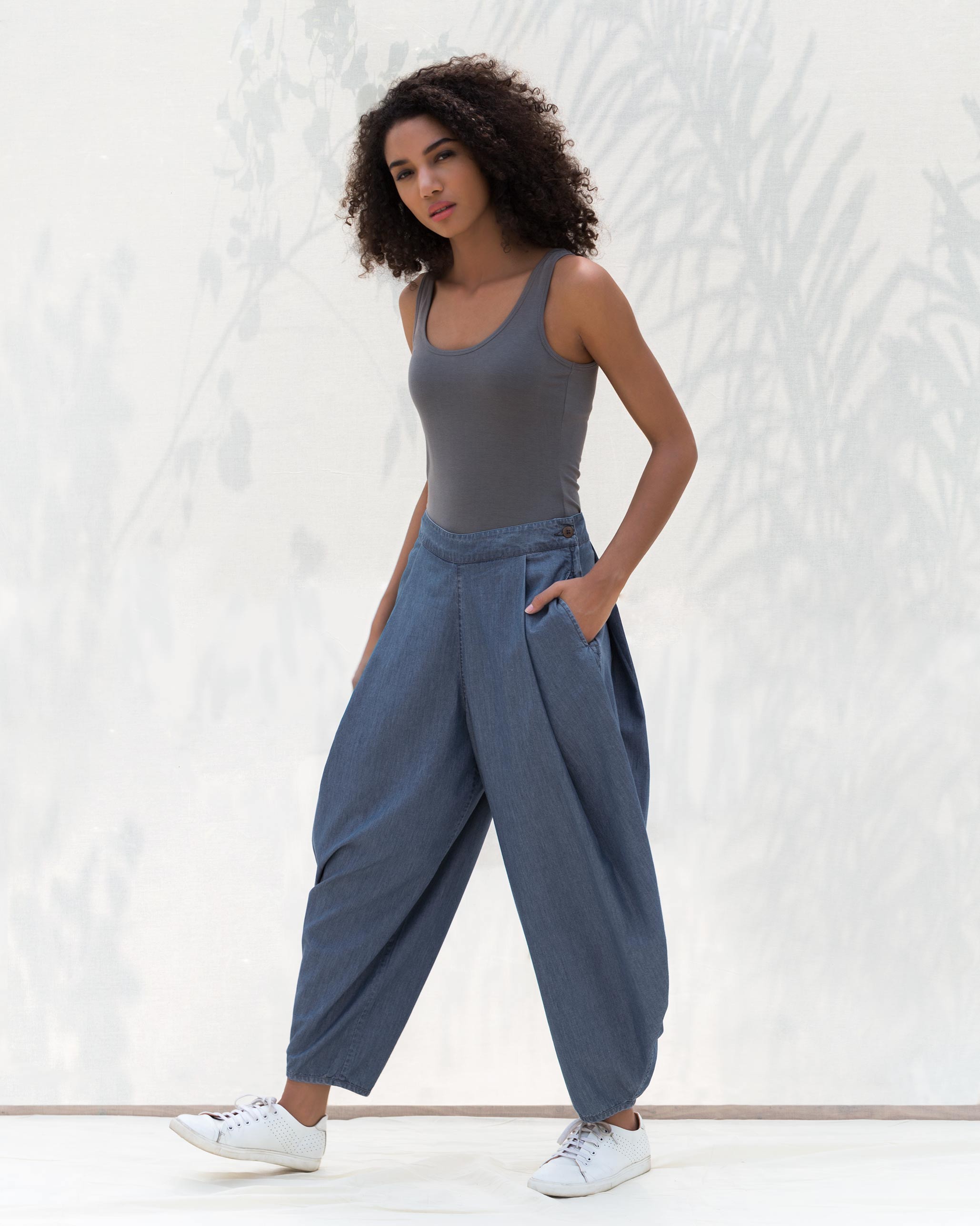 Boat Culottes - Blue
