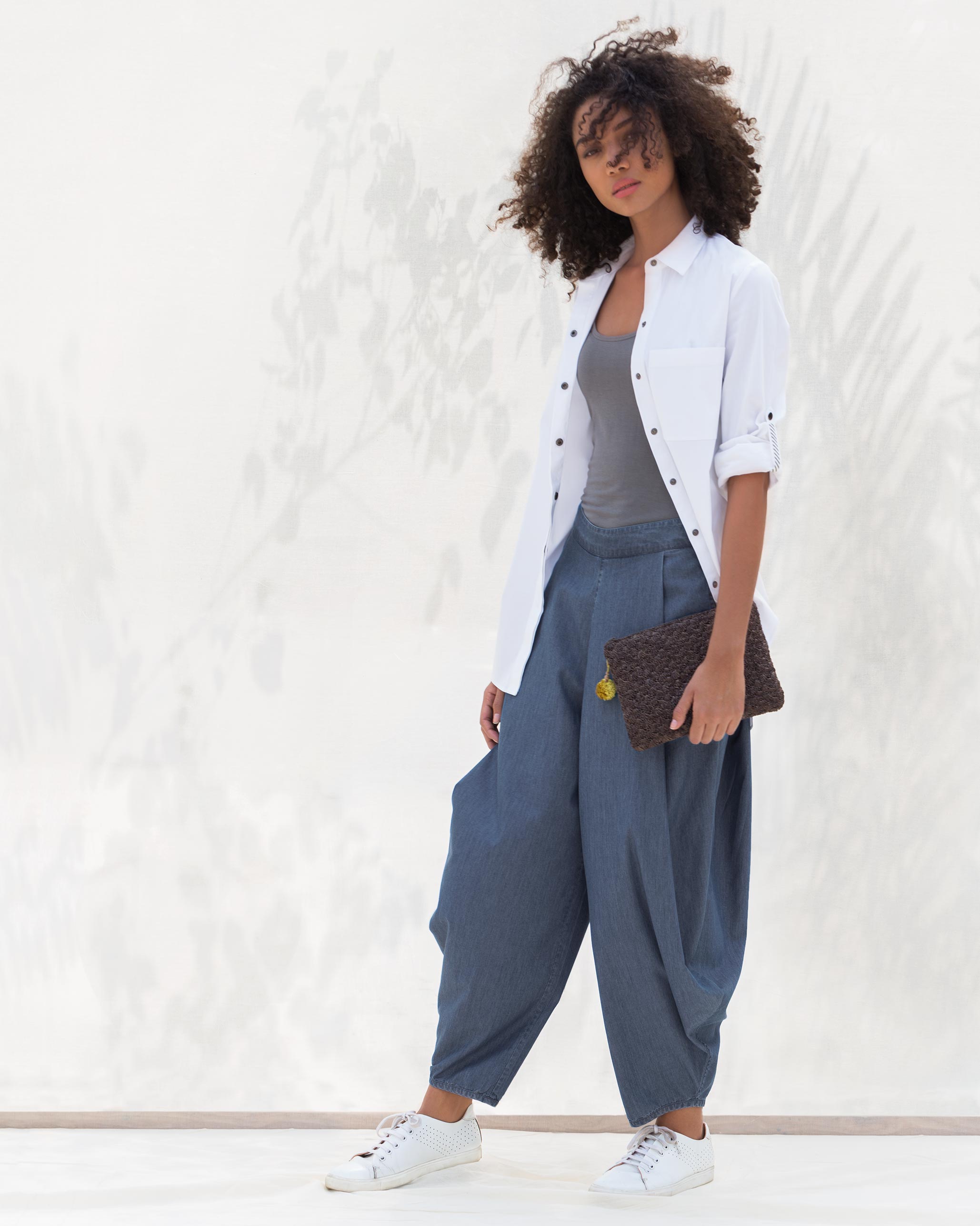 Boat Culottes - Blue