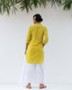 Basic Mid-Length Kurta - Yellow