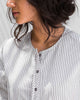 High Slit Stripe Kurta