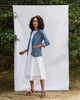 Mandarin Collar Jacket - Denim