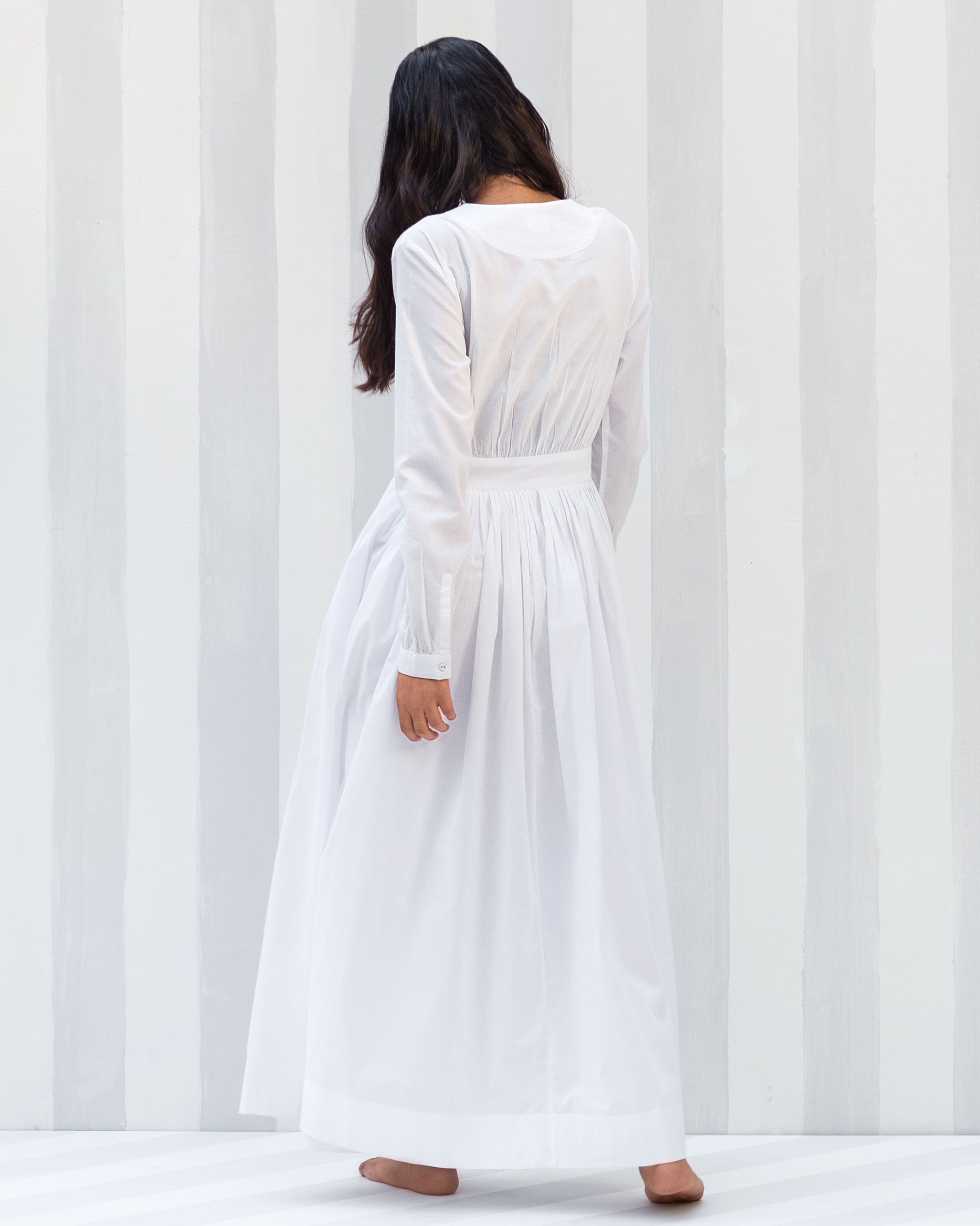 Nico Dress & Pant Set - White