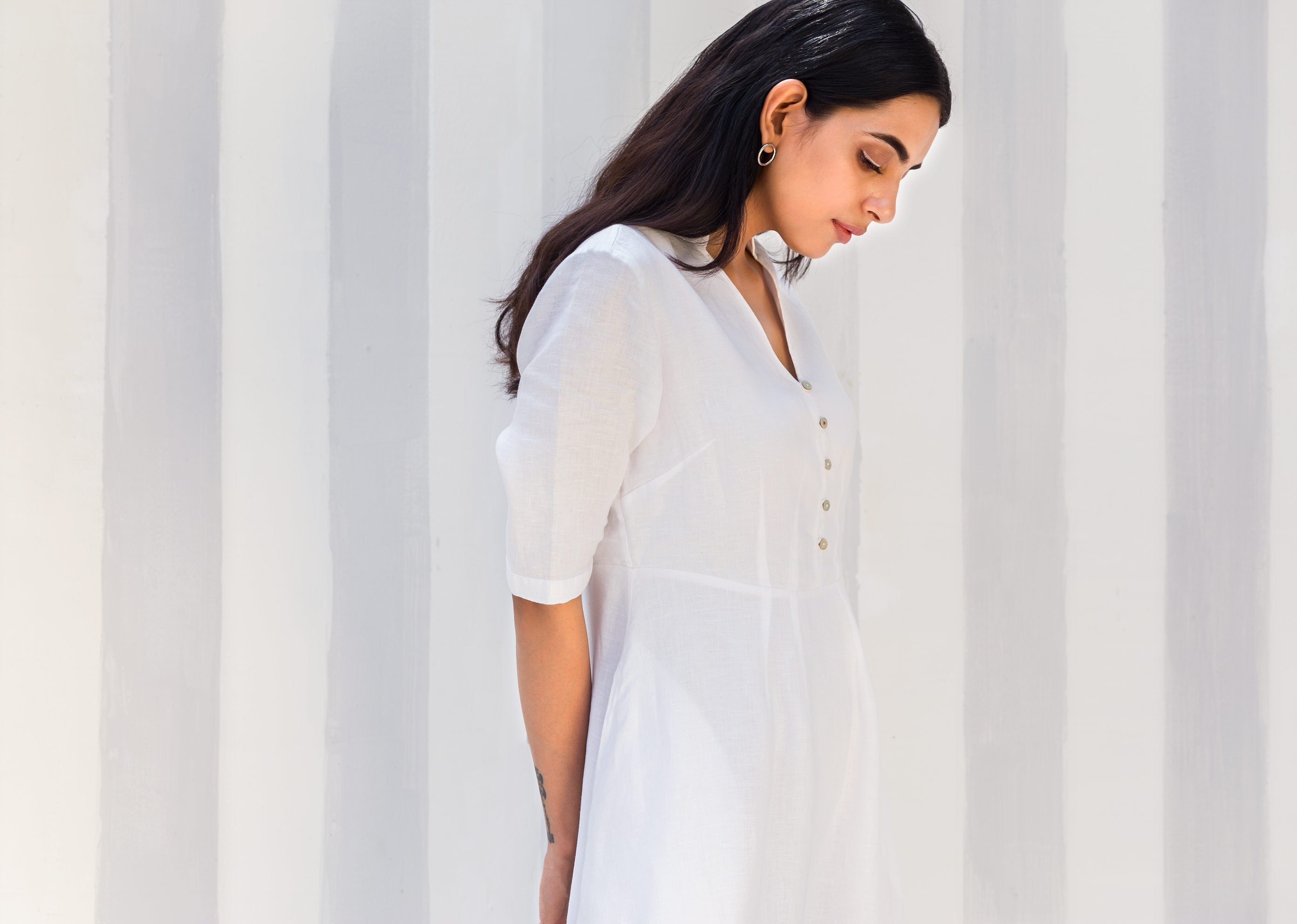 Ampara Dress - White