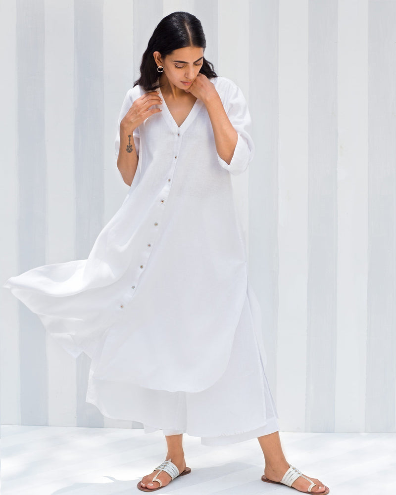 Breeze Kurta - White