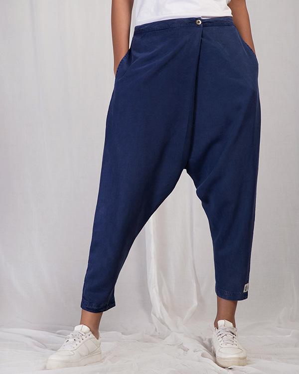 Kumo Slouchy Pants - Blue