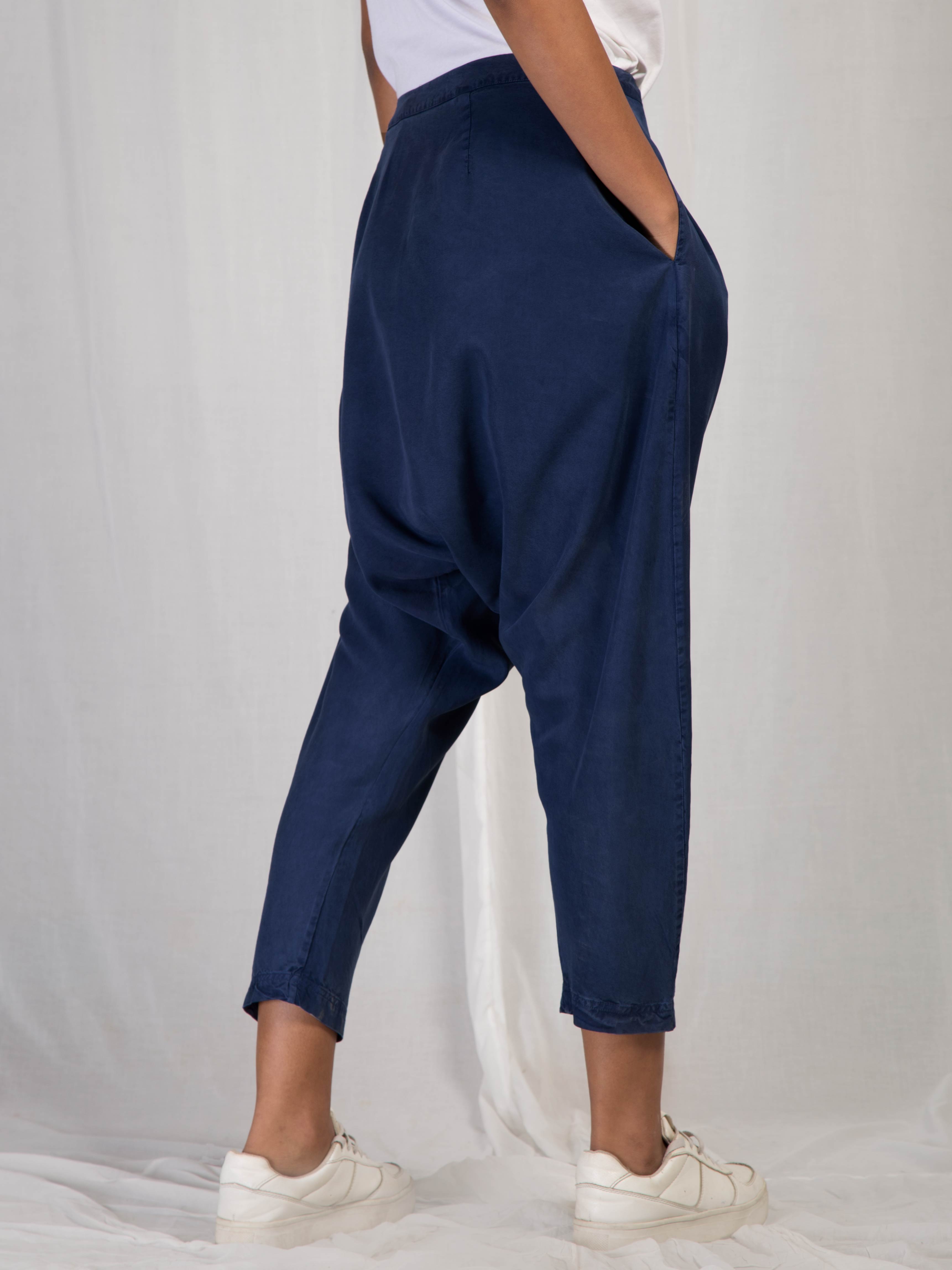 Kumo Slouchy Pants - Blue
